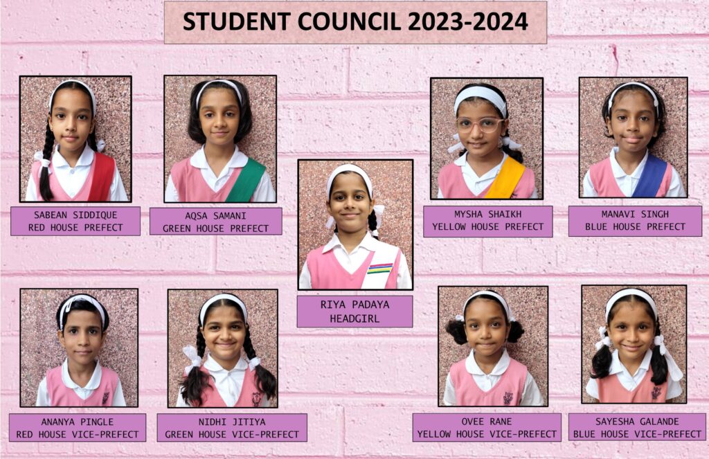 STUDENT COUNCIL(PRIMARY SECTION) St. Isabel High School